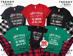 190 Quotes Most Likely To Christmas Shirt,Long Sleeve,Matching Christmas,Family Christmas Tee,Thanksgiving,Christmas Party Pjs,XMAS 2024 Tee,Long Sleeve Shirt,Christmas Hallmark,Christmas Cruise Tee,Family Christmas Gift,Christmas Eve Tee,Christmas Day Gift,Our First Christmas Gift,Christmas Wife Gift,Christmas Boyfriend Gift 🌿Our Products: Unisex T-Shirt , Women Vneck Shirt , Tank Tops , Adult Sweatshirt , Youth Sweatshirt, Hoodie ,Long Sleeve, Youth Shirt, Toddler Shirt, Baby BodySuit 📌Solid Most Likely To Christmas Shirts For Family, Mostly Likely Christmas Shirts, Christmas Boyfriend, Matching Christmas Family, Christmas Cruise, Christmas Cruises, Xmas 2024, Wife Christmas, Christmas Gifts For Wife