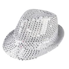 PRICES MAY VARY. Material:Jazz sequins fedora hat is made of high quality polyester,durable to use,comfortable to wear. Size:The jazz hat circumference is about 56-58cm/22-22.83 inches.One size fits most men and women, easy to wear and take off,please confirm the size information before purchasing. Unique Design:Sequins sparkle on the hat.Wearing it will makes you more attractive and outstanding,be the focus of the stage or party. This sequin fedora hat is suitable for Christmas,New Year,Concert Winter Party Top Hat With Short Brim, Winter Party Fedora Costume Hat, Winter Party Hats With Short Brim, Winter Party Fedora With Brim, Winter Party Wide Brim Fedora, Chic Winter Party Fedora With Wide Brim, Wide Brim Winter Party Fedora, Wide Brim Fedora For Winter Party, Theme Costumes