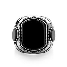 PRICES MAY VARY. Title: 555Jewelry Stainless Steel Signet Rings for Men, Retro Vintage Ethnic Celtic Seal Rectangle Black Onyx Ring for Men, Signet Rings for Men, Stone Ring for Men, Size 9. Product Type: Departments > Men > Jewelry > Rings Men Stone Ring, Stone Ring For Men, Stone Rings For Men, Black Stone Ring, Business Event, Celtic Style, Signet Rings, Black Onyx Ring, Men Jewelry