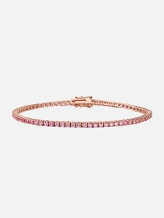 Chris Evert, Bracelets And Necklaces, Authentic Jewelry, Tennis Player, Sapphire Bracelet, Tennis Bracelet Diamond, Pink Ombre, Pink Diamond, Tennis Bracelet