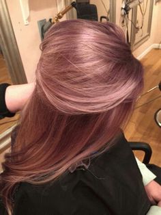 I don't even know what this color really is but it's fun :) Pretty Blonde, Purple Blush, Vlasové Trendy, Hair Done, Rose Gold Hair, Red Hair Color, New Hair Colors, Gold Hair