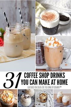 coffee shop drinks you can make at home