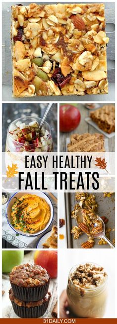 healthy fall treats that are easy to make