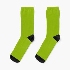 Super soft all-over printed knit socks with extra cushioning in the sole. Suitable for men and women. Yellow Socks, Web Colors, Green Socks, Pistachio Green, Colorful Socks, Green Pattern, Designer Socks, Shades Of Yellow, Neon Yellow