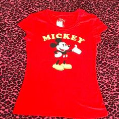 Brand New Sexy Form Fitting Tee Available In Both Small And Medium Next Day Shipping Cute Red Fitted T-shirt, Cute Fitted Red T-shirt, Trendy Fitted Red Shirt, 50th Anniversary Shirt, Nightmare Before Christmas Shirts, Mickey Mouse Shorts, Teal Shirt, Paris Shirt, Disney Shorts