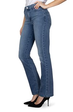 Fidelity's lovely Lily. The quintessential classic boot cut is fresh and fabulous for any descerning fashion icon Medium rise, slimming contour around the hips and thighs, tidied up with a perfect boot cut. A definite must have for year round. 31" inseam; 16.5" leg opening; 10" front rise 92% cotton; 6% elastomultiester: 2% elastane Made in USA Machine wash, tumble dry low Hair Care Gifts, Jo Malone London, Holiday Pajamas, Classic Boots, Shoe Print, Fashion Help, Bobbi Brown, Men's Grooming, Anniversary Sale