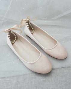 "THIS LISTING IS AVAILABLE IN WOMEN & KIDS SIZES Satin flats with gorgeous row of pearls and rhinestones ankle strapfor comfort and simple chic style. You can choose at checkout to do pearls ankle strap with SILVER BEADS OR GOLD BEADS MATCHING BRACELET & NECKLACE IS AVAILABLE, PLEASE CLICK LINK: https://www.etsy.com/listing/483923578/silver-pearls-bracelet-necklace-with?ref=shop_home_active_2&frs=1 DETAILS: COLORS AVAILABLE: Black, Burgundy, Champagne, Dusty Pink, Hunter Green, Ivory, Light Blue