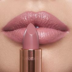 NEW! cool-toned pink lipstick in my moisturising, satin-finish lipstick formula! Charlotte Tilbury Pillow Talk Lipstick, Charlotte Tilbury Mini, Pillow Talk Lipstick, Charlotte Tilbury Pillow Talk, Best Lipstick Color, Lipstick Liner, Lip Liner Set, Lipstick For Fair Skin, Makeup Shades