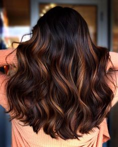 Golden Auburn Balayage for Brunettes Mocha Brown With Caramel Highlights, Natural Brunette, Winter Hair Colors, Amber Hair, Icy Blonde Hair, Hair Color Caramel, Hair Adviser