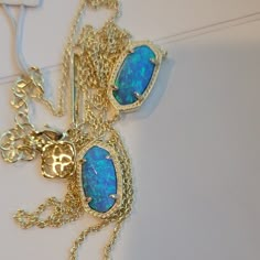 New With Tag / Never Worn Kendra Scott Kyocera Opal Necklace In Gold. Sold Out On The Ks Website. Super Pretty Stones! Photos Don't Do This Necklace Justice. 14k Gold Plated Over Brass. Preppy Necklaces, Amazon List, Kendra Scott Necklace Elisa, Jewelry Hacks, Preppy Jewelry, Long Tassel Necklace, Kendra Scott Necklace, White Pearl Necklace, Y Necklace