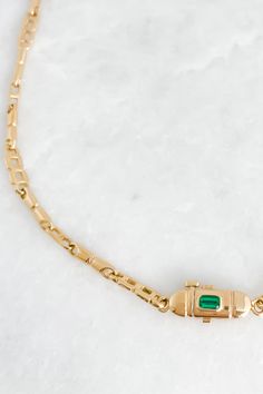 Tube Necklace from HOWL 18k yellow gold chain necklace Emerald clasp with hinged safety lock Length: 18" Each HOWL piece comes engraved with a serial number Made in Los Angeles Swim Jewelry, Necklace Emerald, Tube Necklace, Back Jewelry, Ring Pendant Necklace, Yellow Gold Chain, Gold Chain Necklace, Pendant Earrings, Ring Necklace