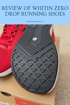 Pin showcasing WHITIN Men's Zero Drop Running Shoes review featuring their unique zero drop outsole and spacious toe box designed for runners.