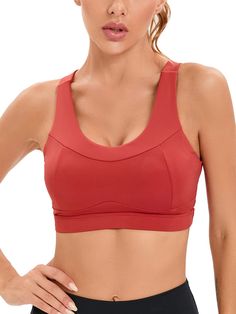 PRICES MAY VARY. ✅ 【HIGH IMPACT SPORTS BRA】：Intense workouts call for extra support. RUNNING GIRL Sports Bra for Women is strategically designed to deliver support and tailored for high impact activities like running, jumping and full body workouts. Featuring moulded cups and stretch straps for the perfect fit. Everything will stay in place and you can fully concentrate on aiming high! ✅ 【MOVE WITH YOU】:Our Naked Feeling fabric not only keeps you cool by allowing air to circulate, it also mainta High Impact Sports Bras, Running Girl, Bra Workout, Girls Sports Bras, Fashion Designers Famous, Running Bra, Supportive Sports Bras, High Impact Sports Bra, White Sports Bra