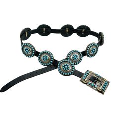 ad eBay - Find many great new & used options and get the best deals for Andy Cadman Navajo Vintage Sterling Silver Turquoise Cluster Concho Belt at the best online prices at eBay! Free shipping for many products! Concho Belt, Silver Turquoise, Turquoise Sterling Silver, Vintage Sterling Silver, Ebay Finds, Turquoise, Sterling Silver, Free Shipping, Best Deals