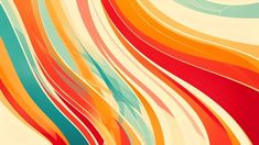 an abstract colorful background with wavy lines