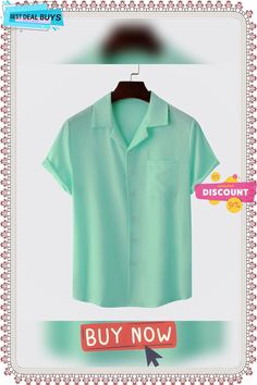 Men's Shirt Button Up Shirt Summer Shirt Camp Collar Shirt Cuban Collar Shirt Light Pink Blue-green Sea Blue Black White Short Sleeve Plain Solid Colored Turndown Casual Daily Clothing Apparel Green Shirt With Casual Collar And Pockets, Green Shirt With Pockets And Casual Collar, Green Collared Shirt With Button Closure, Green Vacation Shirt With Button Closure, Green Shirt With Button Closure For Vacation, Green Shirt With Casual Collar And Button Closure, Green Shirt With Casual Collar And Buttons, Green Collared Camp Shirt With Button Closure, Green Shirt With Buttons And Casual Collar