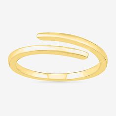 Ring Style: Bands, Bypass RingsShape: RoundMetal Color: YellowRing Gallery Height: 1.3mmBand Width: 4mmCare: Wipe CleanMetal: 10k GoldCountry of Origin: Imported Rings Bands, 6 Rings, Ring Style, 10k Gold, Jewellery And Watches, Fashion Rings, Watch Bands, Band Rings, Fine Jewelry