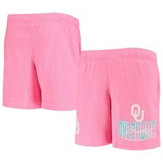 Get your youngster looking and feeling super fresh in their Oklahoma Sooners fandom with these Neon Daze shorts. They offer ultra-soft fabric and two side slip pockets for optimal levels of comfort. Plus, the striking Oklahoma Sooners graphics shine a light on their growing pride. Imported Inseam on size S measures approx. 5'' Elastic waistband with drawstring Brand: Outerstuff French terry lining Two side slip pockets Machine wash with garment inside out, tumble dry low Officially licensed Mate Shine A Light, Oklahoma Sooners, Boys Bottoms, Bottom Clothes, Big Boys, Oklahoma, French Terry, Soft Fabrics, Inside Out