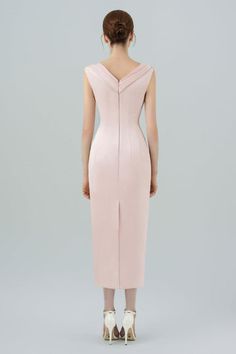 Sirena Sheath Semi-Heart Neck Polycotton Midi Dress | MEAN BLVD Elegant Cotton Dress With Sweetheart Neckline, Elegant Cotton V-neck Dress, Elegant Knee-length Sleeveless Cotton Dress, Elegant Cotton Midi Dress With Sweetheart Neckline, V-neck Cotton Dress With Fitted Bodice, Cotton V-neck Dress With Fitted Bodice, Formal V-neck Cotton Midi Dress, Elegant Pink Cotton Midi Dress, Elegant Cotton V-neck Midi Dress