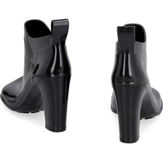 Step out in style and luxury with our SHINE RUBBER BOOTS. Embrace the timeless elegance of these designer boots, crafted with 100% rubber for durability and sophistication. Whether you're running errands in the rain or stepping out for a night on the town, these boots will keep you looking chic and feeling confident. Block heel for added style and comfort Square toe design for a modern and sleek look From the exclusive SALON 02 COLLECTION Prada Designer, Rubber Boots, Gorgeous Bags, Sneaker Wedge, Designer Boots, Toe Designs, In The Rain, Manolo Blahnik, Watch Design