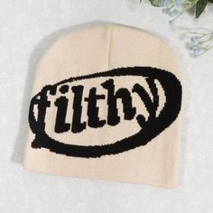 Aesthetic Wool Knit Filthy Beanie Hat Elevate your winter style with the Aesthetic Wool Knit Filthy Beanie Hat. Crafted from high-quality acrylic, this filthy beanie hat is perfect for outdoor activities and designed specifically for women. The solid pattern and casual style add a luxurious touch to any outfit. Ideal for the winter season, it combines functionality with aesthetic appeal. Whether you're braving the cold or simply accessorizing, this beanie is a must-have addition to your wardrobe Beanies Aesthetic, Cold Weather Outfit, Wool Caps, Beanie Style, Long Drop Earrings, Ear Hats, Light Blue Green, Knit Beanie Hat, Jacquard Knit