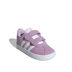 adidas-VL Court 3.0 Sneaker - Kids' Watch them take off in style with the VL Court 3.0 sneaker from Adidas. This skate-inspired sneaker features adjustable hook-and-loop straps to ensure a customizable fit and fabric lining for breathability. The non-marking rubber cup sole offers the stability to take confident steps. Not sure which size to order? Click here to check out our Kids’ Measuring Guide! For more helpful tips and sizing FAQs, click here . Adidas Court, Adidas Vl Court, Toddler Girl Dress, Kids Watch, Toddler Sneakers, Toddler Girl Dresses, Court Shoes, Kids Sneakers, Helpful Tips