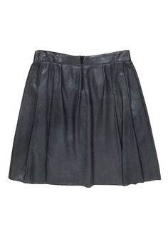 Add some luxe style to any look with this sleek skirt from Vince! The classic skater skirt is upgraded with buttery soft leather and posh pleating. Perfect for dressing up or down! Pair with a graphic tee and chunky sneakers for brunch, or go rebellious for your next night out with a lacy bodysuit and thigh high boots. No matter where or how you rock this beauty, you’re bound to be best dressed! Size S No fabric content available, most likely leather Concealed back zipper Lined Skater-style silh Bodysuit And Thigh High Boots, French Girl Chic, Luxe Style, Buy Shoes Online, Skater Style, Contemporary Outfits, Chunky Sneakers, French Girl, Thigh High Boots