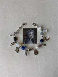 Corpse Bride Necklace, Bride Theme, Bracelet Business, Bride Bracelet, Pretty Jewelry Necklaces, Indie Jewelry, Fairy Necklace