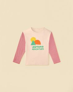 Our Organic Layered Tee in Adventure Graphic is a playful addition to your mini’s wardrobe. Featuring a playful color-block design and folded shoulder detail for extra comfort. - Made from 100% Organic Cotton. - Features Adventure screenprint. Made in Portugal. Model Information Isabella is 38” tall, wearing a size 3 Mini S, Nature Kids, Block Design, Swim Accessories, Sweater And Shorts, Kids Tops, Dresses With Leggings, Girls Shopping, Tank Shirt