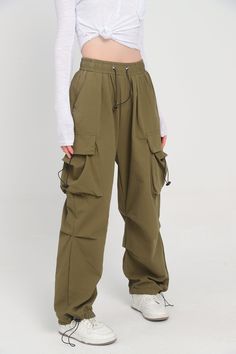 Looking for a versatile and comfortable pair of cargo pants? Check out our wide leg drawstring cuff pants! Made from a lightweight fabric, these pants are perfect for everyday wear. They feature an elastic waistline for a comfortable fit, and drawstring cuffs for a stylish touch. Whether you're running errands or taking a walk in the park, these pants will keep you feeling comfortable all day long.
Gender: WomenMaterial: PolyesterClothing Length: Full LengthWaist Type: Mid-WaistClosure Type: Ela Utility Style Relaxed Fit Sweatpants With Drawstring, Utility Sweatpants With Drawstring And Relaxed Fit, Utility Style Sweatpants With Drawstring, Utility Style Sweatpants With Drawstring And Relaxed Fit, Relaxed Fit Wide Leg Cargo Harem Pants, Utility Harem Pants With Cargo Pockets, Relaxed Fit Cargo Pants With Drawstring For Fall, Relaxed Fit Wide Leg Cargo Sweatpants, Wide Leg Relaxed Fit Cargo Sweatpants