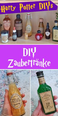 the harry potter diy is an easy way to make your own harry potter bottle