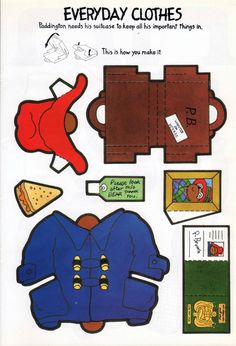 an advertisement for the paper doll's everyday clothes pattern, with instructions to make it