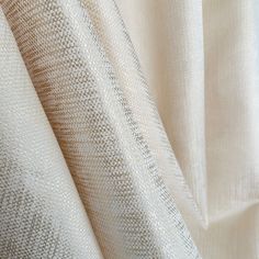 closeup of white fabric textured together