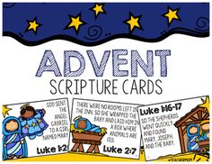 an advert for the bible's christmas card game