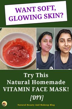 The ultimate natural vitamin face mask (DIY Recipe) for soft and glowing skin is up on Natural Beauty And Makeup (NBAM) blog. If you have dry, dull, damaged and pigmented skin issues, try this all natural, homemade vitamin face pack. It is easy to make and has just 3 super ingredients for skin! No matter what skin issues you have, this DIY natural de-tan face mask will be your saviour. Vitamin c face mask recipe, vitamin e face pack, fruity face mask for dry skin. raspberry face mask dry skin Natural Beauty Diy