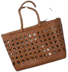 Classic Brown Woven Leather Bags, Brown Leather Intrecciato Weave Straw Bag, Brown Woven Leather Tote Bag, Brown Intrecciato Weave Straw Shoulder Bag, Brown Woven Leather Bag For On-the-go, Woven Leather Tote, Woven Bag, Leather Tote Bag, Handbags On Sale