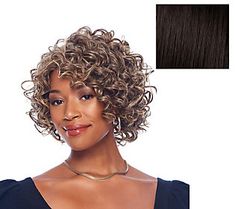 Step out in style with the Hairdo Relaxed Coils Mid Length Styled wig, featuring tight spirals that create a beautiful silhouette that frames the face and grazes the chin and nape.  Additional comfort features include a wide velvet band at the front hairline to prevent friction, open wefting on top for a light, cool fit, open ear tabs and an open extended nape for added lightness.  The cap is designed with a resilient stretch lace material that actually molds to the shape of the head for a comfo Beautiful Silhouette, Best Shakes, Lace Material, Cool Fits, Wig Cap, Styling Tools, Coils, Stretch Lace, Synthetic Hair