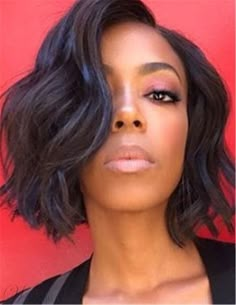 Bob Wavy, Short Hairstyles For Black Women, Short Black Hair, Corte Bob, African American Wigs, Wavy Bob Hairstyles, Easy Hairstyles For Medium Hair, Pelo Afro, Women's Hairstyles