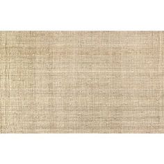 an area rug made out of jute and woven in natural colors, with a white background