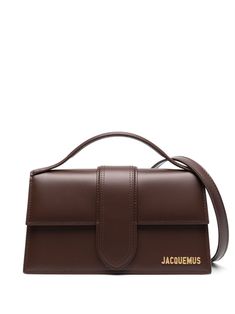 Jacquemus Le Grand Bambino Tote Bag - Farfetch Jacquemus Le Grand Bambino, Jacquemus Bag, 2025 Vision, Brown Leather Shoulder Bag, Iconic Bags, Van Cleef Arpels, Lady Dior, Hermes Birkin, Leather Tote Bag