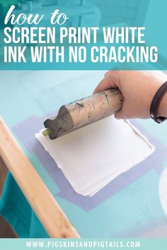 Screen Printing With Acrylic Paint, Screen Printing Studio Ideas, Screen Printing With Silhouette Cameo, Puff Screen Printing, Diy Screen Printing Frame, Diy Screen Printing Press, Diy Screen Printing Shirts, Screen Printing Hacks, Silkscreen Printing Ideas