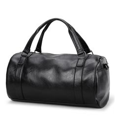 Item Type: Travel Bag Material: PU Leather Lining Material: Polyester Length: 46 cm Width: 25 cm Height: 25 cm Decorations: None Style: Duffle Bag Clasp Type: Zipper Weight: 850 g Features: Men's Bag, Leather Bag, Travel Bag, Men's Accessory, Travel Mens Crossbody Bag, Travel Duffle Bag, Sports Bags Gym, Crossbody Bags For Travel, Leather Travel Bag, Travel Handbags, Travel Bags For Women, Bag Essentials, Leather Handbags Women