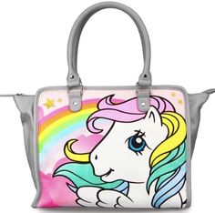 My Little Pony Bag. Condition is "New with tags". Shipped with USPS First Class. Women Fashion Photography, Purse For Teens, Purse And Wallet Set, Vintage My Little Pony, Unicorns And Mermaids, Faux Leather Handbag, Girls Handbags, Fashion Tote Bag, Pink Rainbow