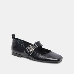 ARORA Ballet Flats Midnight Crinkle Patent | Designer Ballet Flats – Dolce Vita Patent Ballet Flats, Square Toe Mary Jane, Designer Ballet Flats, Personalised Jewellery Necklaces, Trending Handbags, Mary Jane Flats, Trending Sneakers, Fashion Flats, Leather Slip Ons