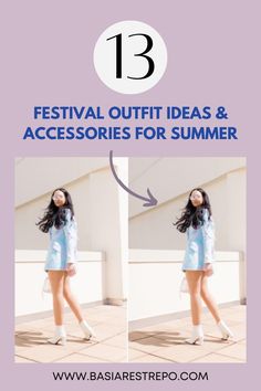 Get festival looks and inspiration for summer from this guide! I share bright looks, like rainbow holographic wings, sequin tops, everything that sparkles, a pink two piece set of a tank top and long pants, and more. Check it out to get inspired for your festival aesthetic! Pink Two Piece Set, Festival Aesthetic, Rainbow Holographic, Summer Brunch, Pink Two Piece