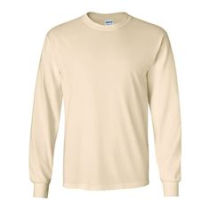 Gildan Ultra Cotton Long Sleeve T-Shirt for Men Gildan Size: S.  Color: Off-White.  Gender: male.  Age Group: adult. Brand Concept, Ash Grey, Wholesale Clothing, Sleeve Cotton, Sustainable Fashion, Heavy Cotton, Long Sleeve T Shirt, Cotton Tshirt, Ash