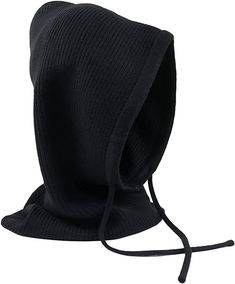 Balaclava knit hoodie. Pull the Bally Hoodie over your head around your neck. Then pull the back side up over your head to create a hood. Facecozy Winter Hats for Women, Warm Hooded Scarf Hat for Women Balaclava Knit Skull Cap Beanie Hat with Drawstring. Balaclava Knit, Women's Balaclava, Europe Train, Hooded Scarf, Textile Industry, Black Camel, Hat For Women, Winter Hats For Women, Scarf Hat