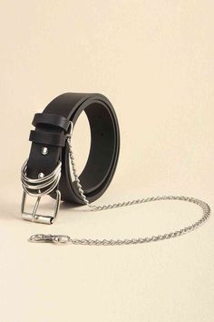 "Transform your wardrobe with our PU Leather Alloy Chain Belt! Made with high-quality materials, this belt adds a touch of edgy elegance to any outfit. Say goodbye to boring accessories and elevate your style with this one-of-a-kind piece. The perfect combination of fashion and function, our belt is a must-have for any fashion-forward individual. Upgrade your look today!" Material: PU, Alloy Imported Product measurements: Size: 41.3*1.2 in Buckle: 1.4 in Blue Zones, Chain Belt, Halloween Jewelry, Leather Chain, Mens Fragrance, Women Fragrance, Bra Set, Stylish Accessories, Hair Jewelry