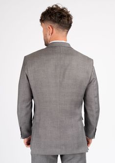 Our Ellis Spanish Grey Prince Of Wales Suit is expertly tailored with a unique light grey lightweight prince of wales fabric that is sure to make a statement. Custom made to ensure a perfect fit with superior comfort, this suit is the perfect way to upgrade your wardrobe. Gray Tweed Jacket With Notch Lapel For Business, Gray Notch Lapel Tweed Jacket For Business, Tailored Gray Tweed Jacket For Business, Fitted Gray Tweed Jacket For Business Casual, Gray Suit With Notch Lapel And Welt Pockets, Tailored Gray Suit With Flat Front, Gray Tweed Jacket With Notch Lapel For Formal Occasions, Gray Notch Lapel Tweed Jacket For Formal Occasions, Fitted Gray Tweed Jacket For Business