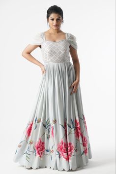 Long Frock Sleeves Designs, Long Dress Designs Indian, Latest Long Frocks Party Wear, Frills Frock, Birthday Dress Ideas For Women Indian, Cotton Frock Designs For Women, Latest Sleeves Designs For Dresses, Birthday Dresses For Women Indian, Latest Long Frock Designs